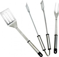 Bbq 3Tg Edelstahl Grillbesteck GrillzubehöR Wender Grillzange Zange Fleischgabel