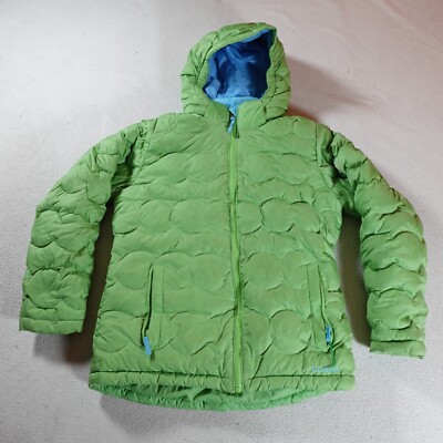 Down Jacket Ll Bean Girls Winter Coats LL Bean Down Jacket Youth Large  Green Girls Puffer Outdoors Coat Downtek ZIp