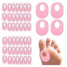 72 Pcs Callus Pads Soft Felt Oval Shape Corn Pads for Bottom of Foot