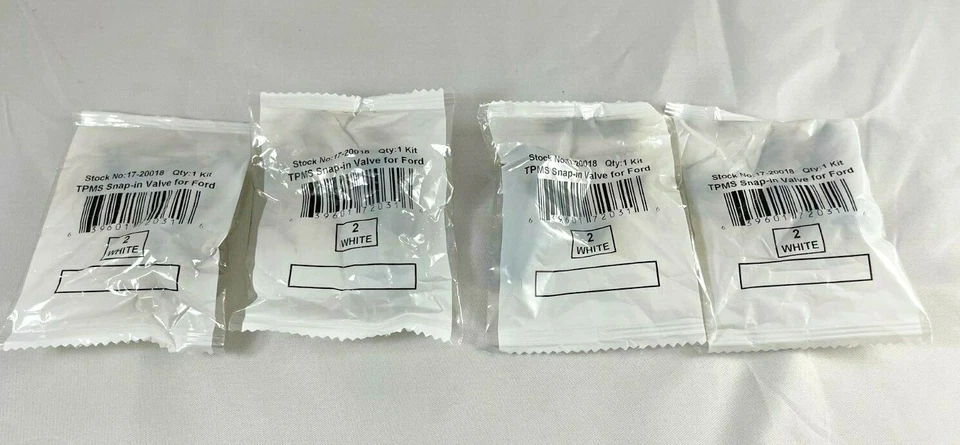 Juego de 4 sellos de vástago de válvula X-Tra sistema de monitoreo de presión de neumáticos 17-20018 Ford Foto 2 de 4