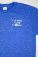 Royal blue Youth size- large Official Kerber Farm school