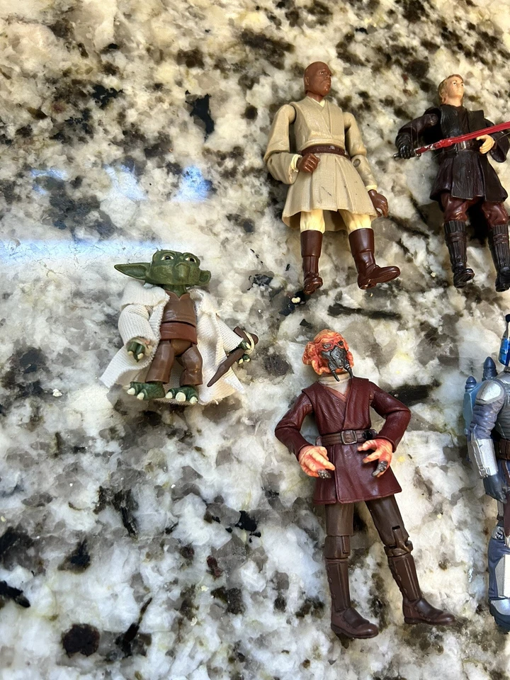 Star Wars Vintage Clone Wars Película Jedi Legacy Figura de Acción Lote Mixto 3.75" Foto 3 de 4