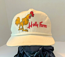 Vintage Holly Farms Hat Cap Chicken Of The South USA Made Snapback Rooster