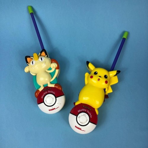 Juego de figuras de juguete walkie talkies walkie talkies de colección de Nintendo Pokémon TIGRE electrónica 1998 - Imagen 1 de 7
