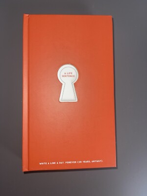 A Life Sentence Journal - Wrote A Like A Day For 28 Years. New, Great Condition.