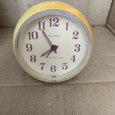 Westclox Working Travel Alarm Clock 10 Jewelled Made in Hong Kong Retro Usual