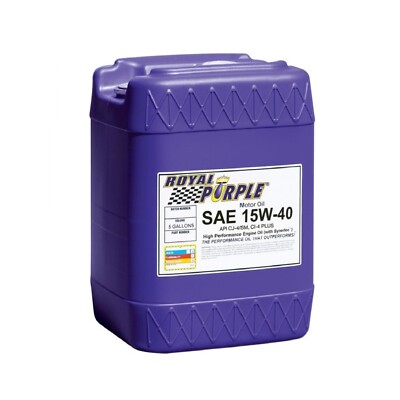 Royal Purple 05154 Duralec Super SAE 15W-40 Synthetic 5 Gallon Pail Motor Oil