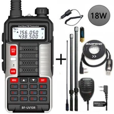 1SET BAOFENG UV10R FM DUAL BAND UHF/VHF 2-WAY RADIO LONG RANGE HAM WALKIE TALKIE