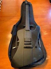 ESP LTD Phoenix Black Metal Excellent Condition with Fishman Bridge Pickup 