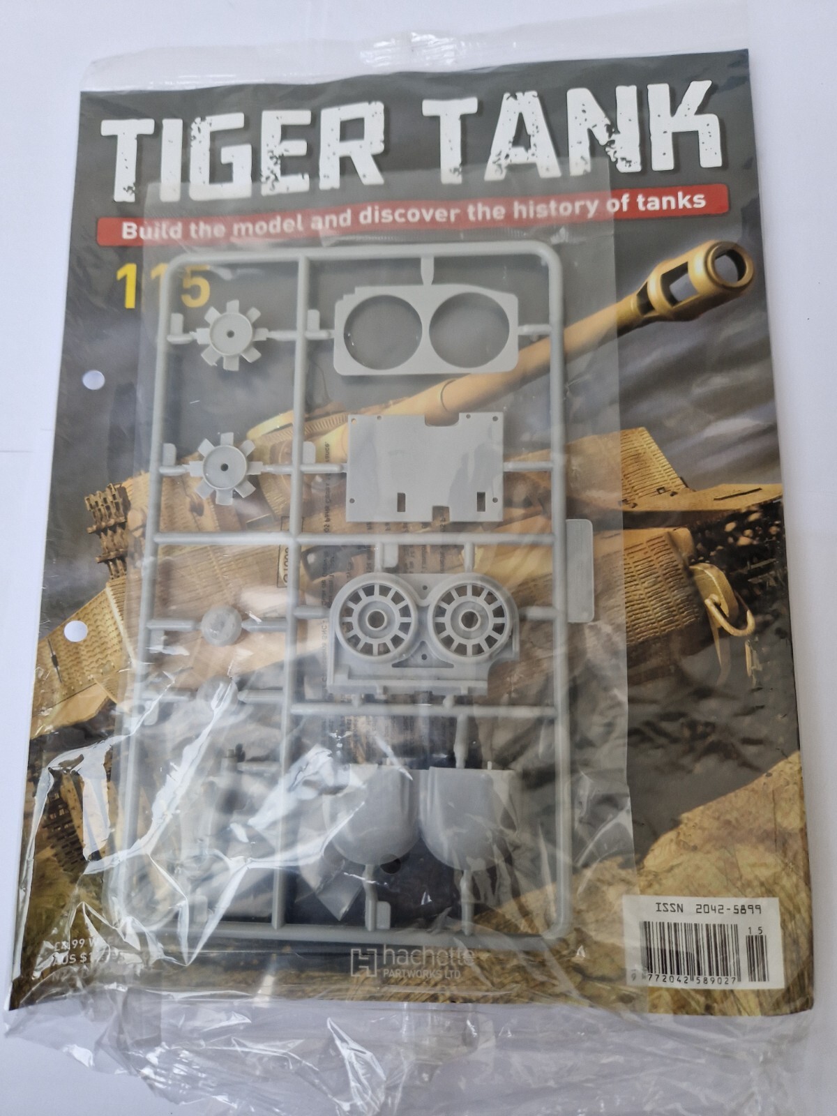 1/16 HACHETTE BUILD YOUR OWN TIGER MODEL TANK ISSUE 115 INC PART