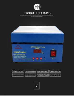 946C Aluminum Substrate Heating Table Constant Temperature Adjustable