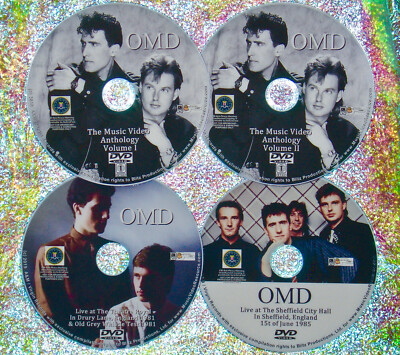 ORCHESTRAL MANOEUVRES IN THE DARK Music Video & LIVE Archive 4 DVD Set OMD