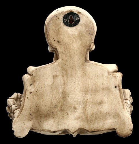 Toilettenpapierhalter - Skelett Deko Figur Klorollen Halter Totenkopf Schädel WC - Bild 6 von 6