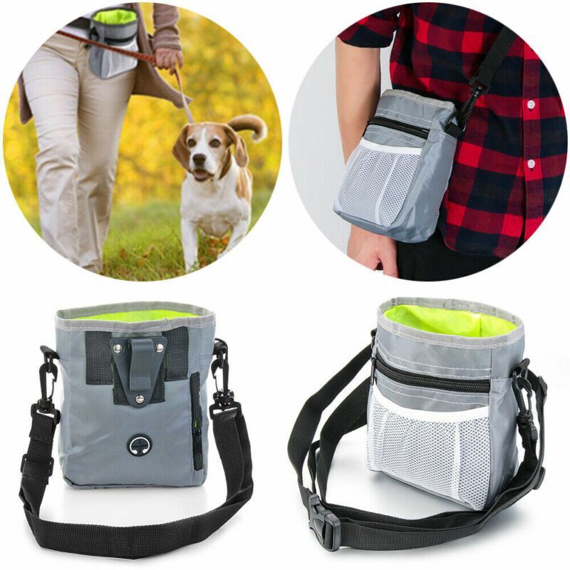 Pet Treat Pouch Puppy Portable Dog Walking Training Obedience Snack Belt Bag - Picture 4 of 15