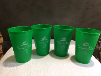 2026 Official Masters Crows Nest Augusta National 4 Beer Drink Cup Plastic Green