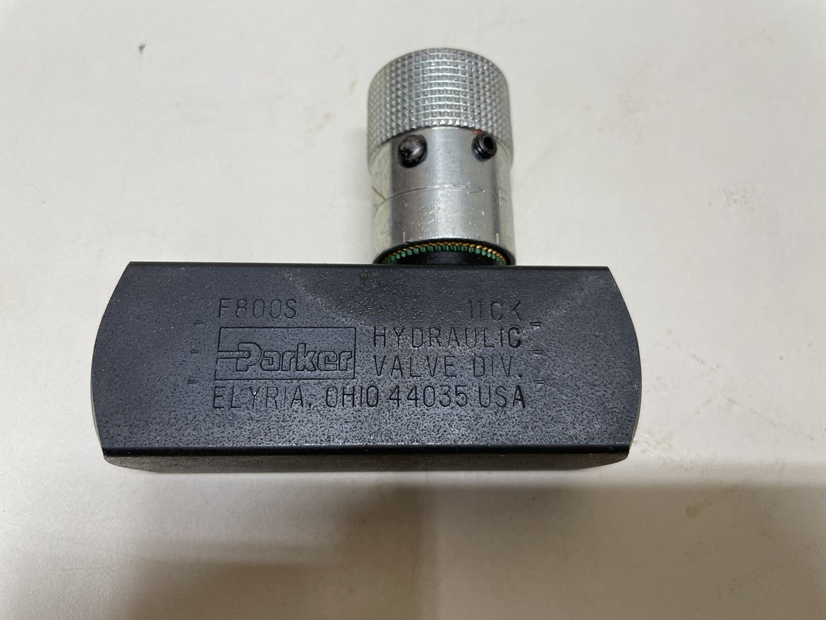 Parker F800S In-line Flow Control Valve