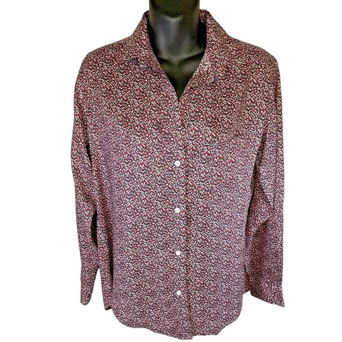 Frank & Eileen Grayson Hero Button Up Womens Shirt Top Lyocell Size 02 Small - Picture 14 of 14