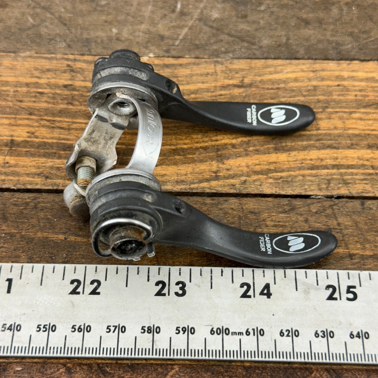 Levier Carbone Modolo Vintage - Pour Pièces - Vélo Route Eroica - Fabriqué En Italie