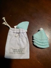 BEBA BEAN White Pom Pom Pee Pee Teepee Laundry Bag for Baby Boys Great gifts 