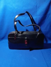 Vtg Guess Small Black Shoulder Bag 