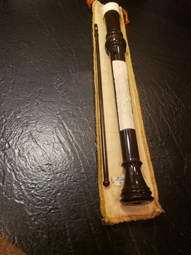 Recorder Music Instrument Made in Japan Vintage Aulos With Dust Cover - Picture 5 of 10