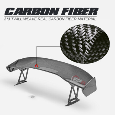 Universal EPA V1 Type Carbon Rear GT Spoiler 1580mm Length (Fit Most Flat Trunk)