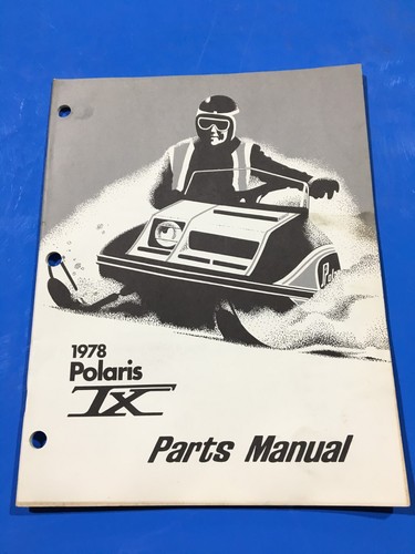 NOS Polaris 1978 TX Parts Manual Book Vintage Snowmobile 340 250 440 - 第 1/4 張圖片