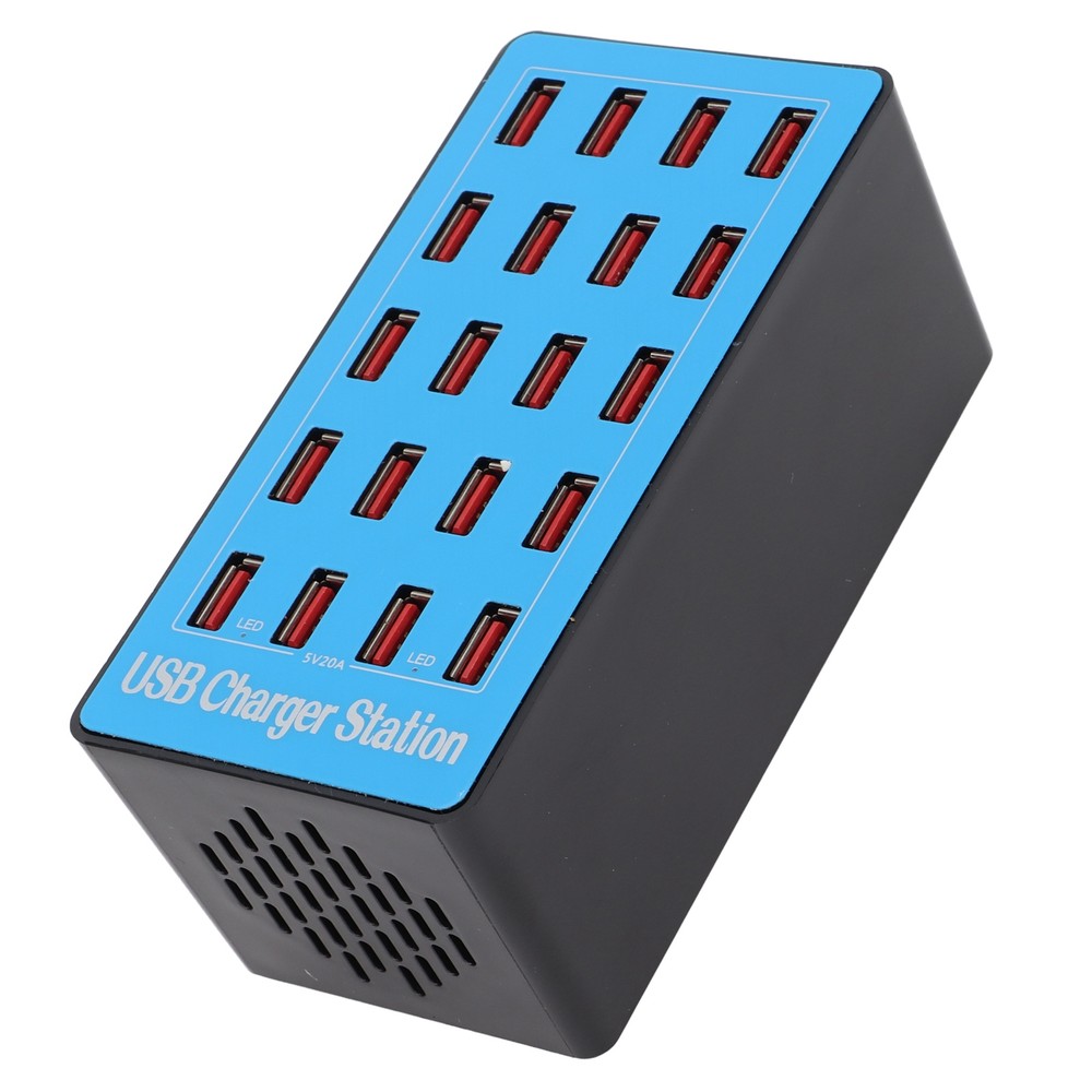 WLXA5+ 100W 20-Port USB Fast Charging Station Power Hub Adapter