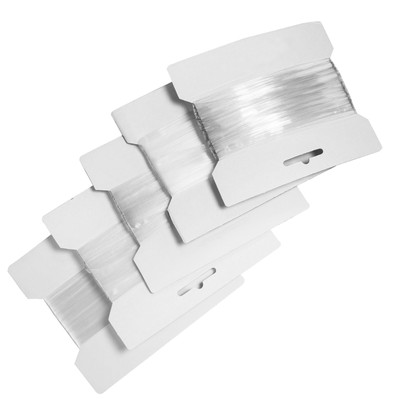 20m Gummilitze transparent, Silikon, elastisches Silikonband, Gummiband, Breiten
