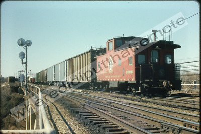 Original Dia Great Northern GN BN 10168 Caboose Aurora ILL 3-23-72 (IQ) (9C)