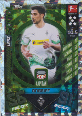Match Attax Extra 19/20 2019 2020 752 - Lars Stindl - Kapitän