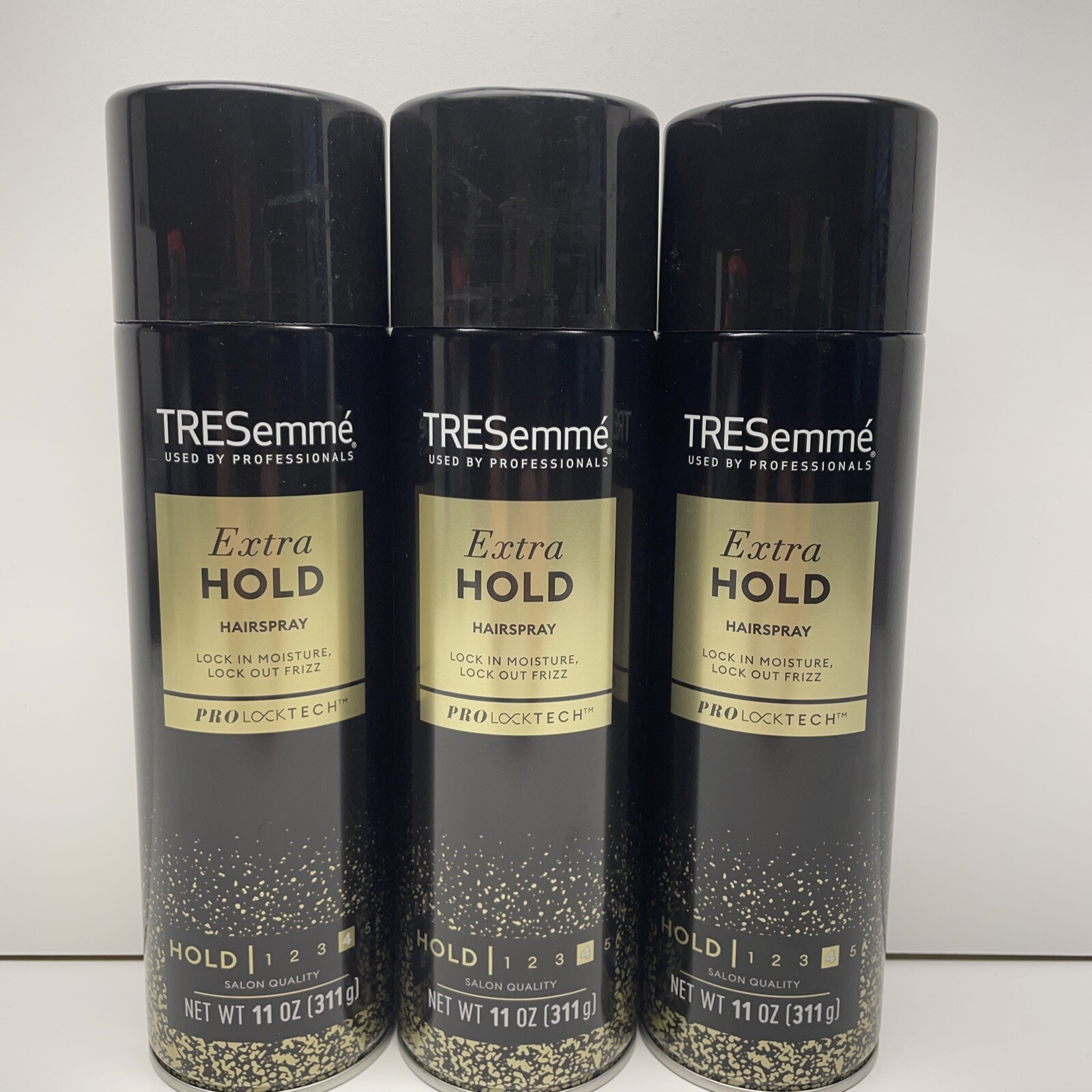 Lot of 3 TRESemme Hair SPRAY Tres Two #4 EXTRA HOLD 11 oz each