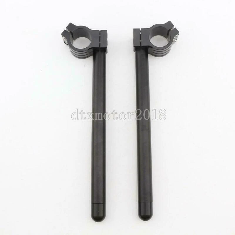 Manillar regular con clip negro 33 mm 7/8" para Yamaha SRX250 XV250 XS360 XS400 Foto 3 de 4