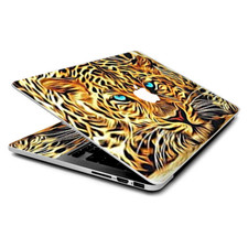 Skin Wrap for MacBook Pro 15 inch Retina Leopard with Blue Eyes