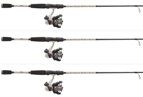(3) Lew's American Hero Camo Speed Spin 6' 0" Spinning Combos Brand New