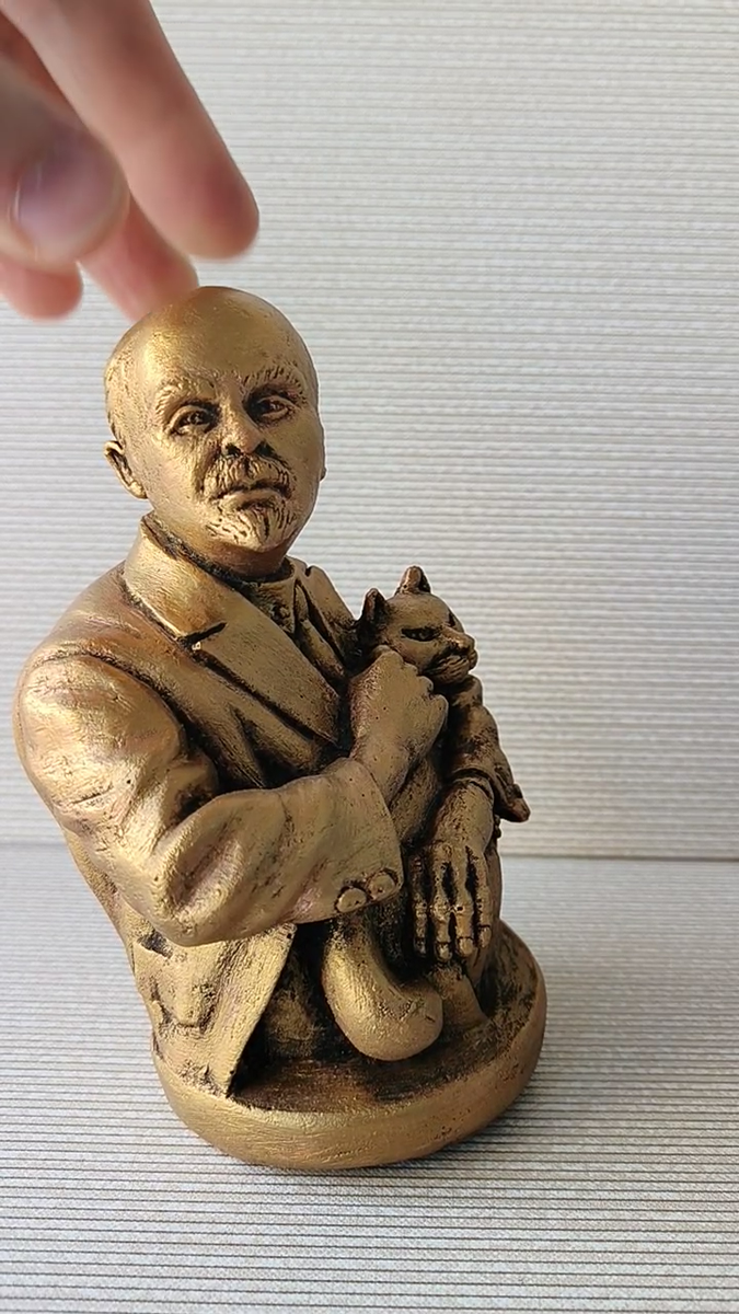 Vladimir Lenin Russische Sovjet Communistische Leider Buste Sculptuur