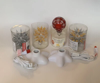 Lot Sunbeam Sculpted Silicone Series Art Bulb, Hand Painted, and 2 Base Med Size - Image 1 of 4
