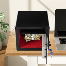 Keypad Safe Box Fireproof 1.4 cu.ft Security Home Office