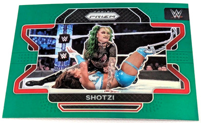 Shotzi 2022 Panini Prizm WWE #12 Green Prizm NXT SmackDown