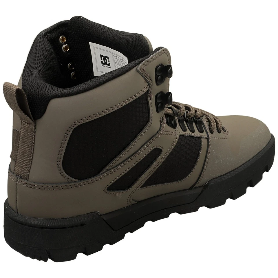 DC Shoes Pure High Top WR Homme Baskets Casual Olive Noir - 40.5 EU - Photo 2/4