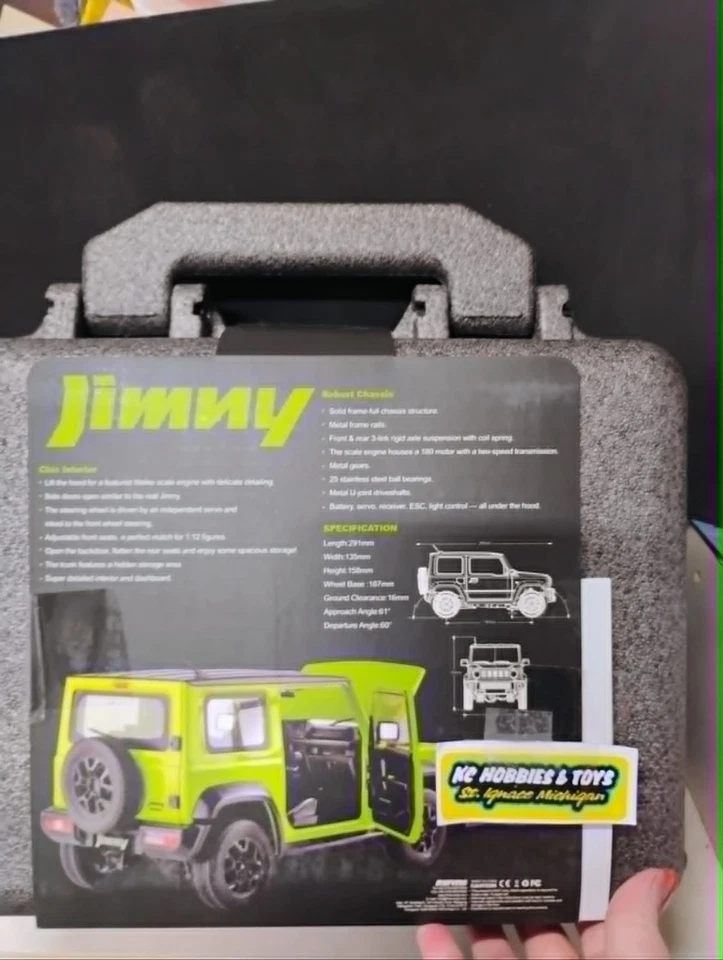 NEW FMS 1:12 JIMNY RTR Green FMS11221RTRGN Discontinued - Image 2 of 2