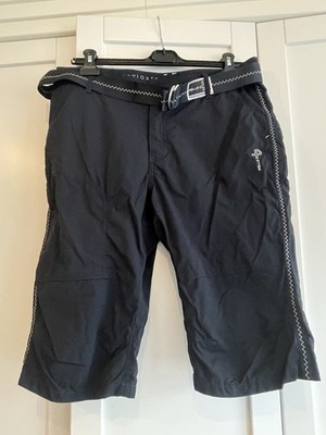 Herren Shorts Pelle P Gr M Dunkelblau mit Gürtel