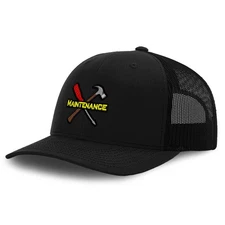 Speedy Pros Trucker Hat Baseball Cap Maintenance Tools Logo Embroidery Cotton...