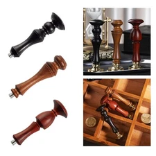 Wax Seal Stamp Handle Wood Portable Sturdy Detachable Lightweight Multifunction