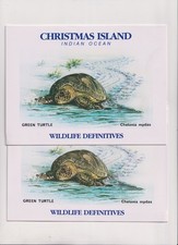 Christmas Island 1988 Wildlife IV Full Sheet Sets x 2 - Mint and Used First Day