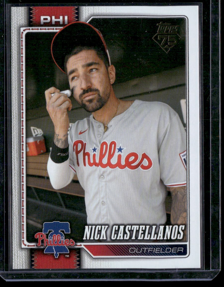 2026 Topps #17 Nick Castellanos Golden Mirror Variations