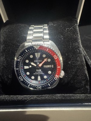 Seiko Prospex Padi Turtle-Full Set SRPA-21 Pepsi Bezel Watch