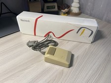 Apple Macintosh 128K Original Mouse with Rare Box M0100 Tested