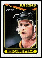 1990-91 O-Pee-Chee Bob Carpenter #139 Boston Bruins