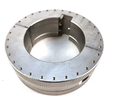 2 Piece 6-1/8" Clamping Shaft Collar Keyway 3.85" Bore